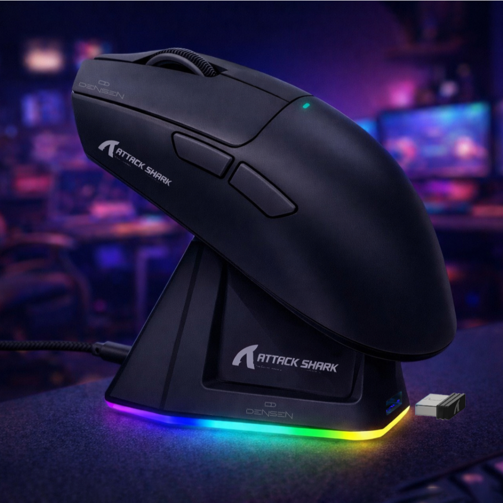 Attack Shark X11 Mouse Gamer Sem Fio Original Com 