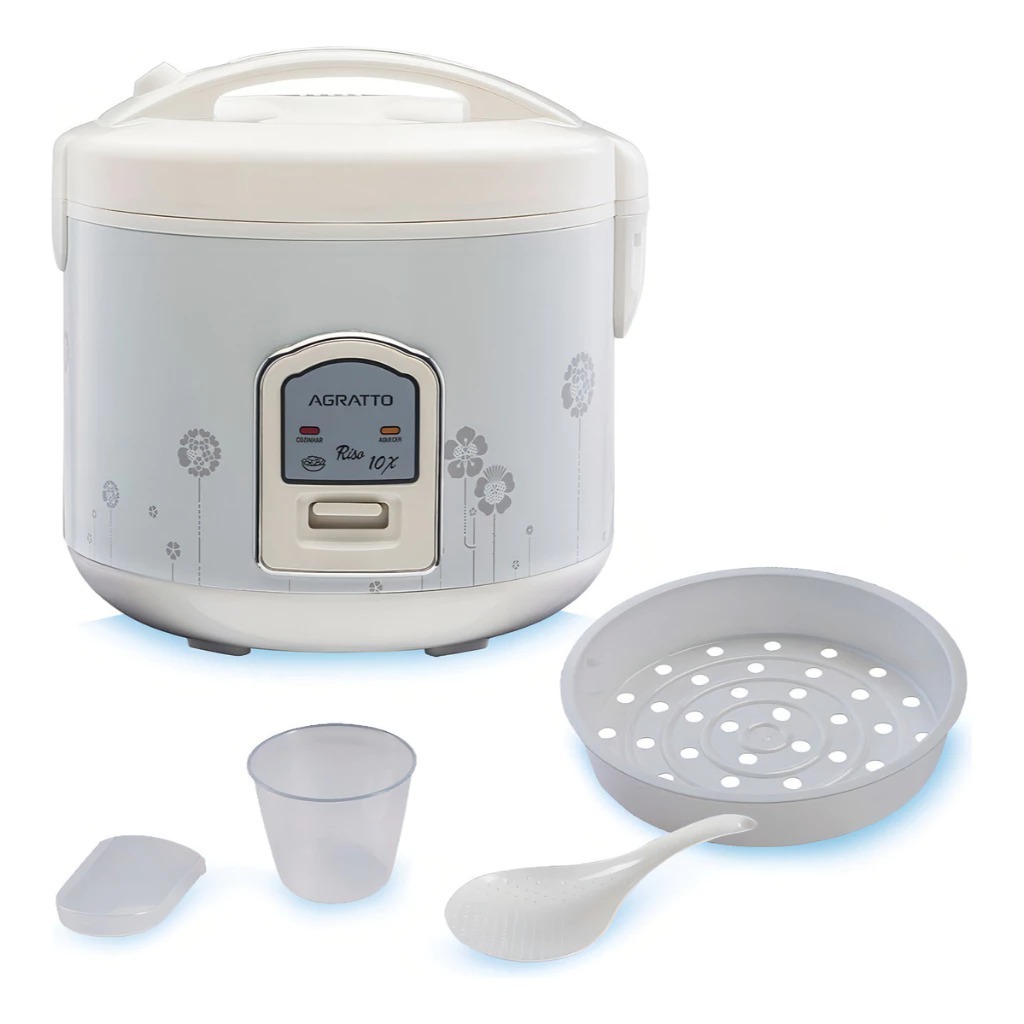 Panela De Arroz Elétrica Riso PA6X Branco 127v ou