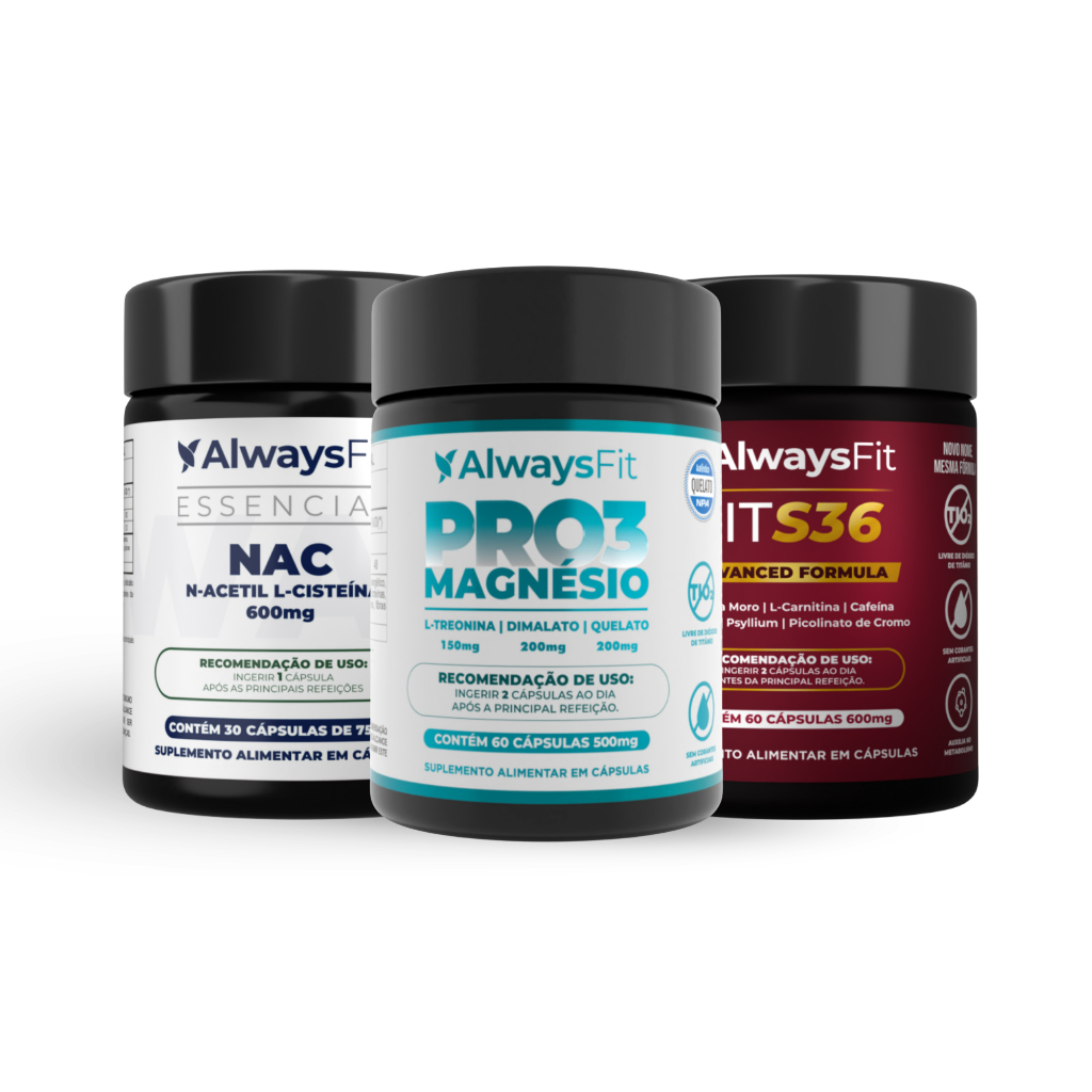 Kit Desintoxique Da Alwaysfit Pro3magnésio + Nac 