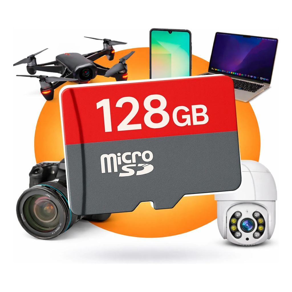 Cartao de Memoria 128Gb Micro SD ultra 100MB/s par