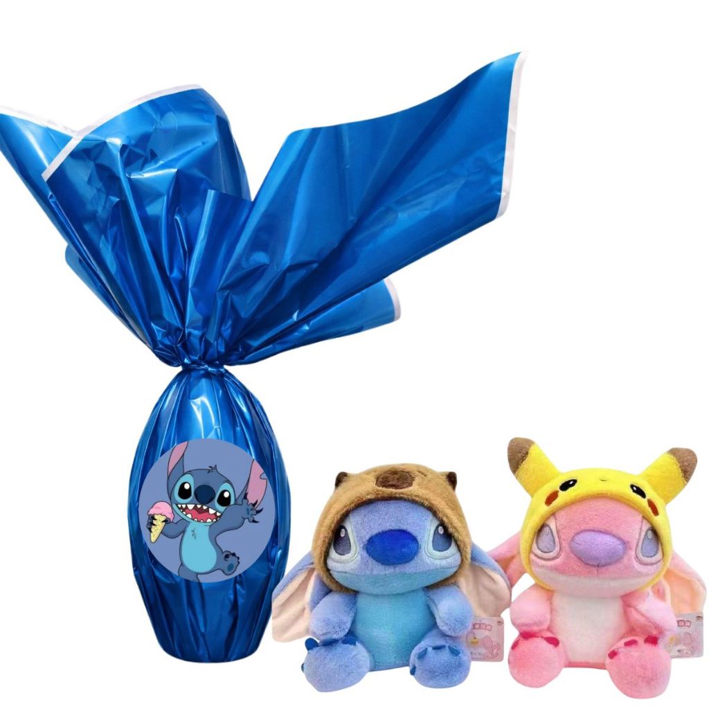 Kit Ovo De Páscoa 250g Pelucia Lilo Stitch 25cm O