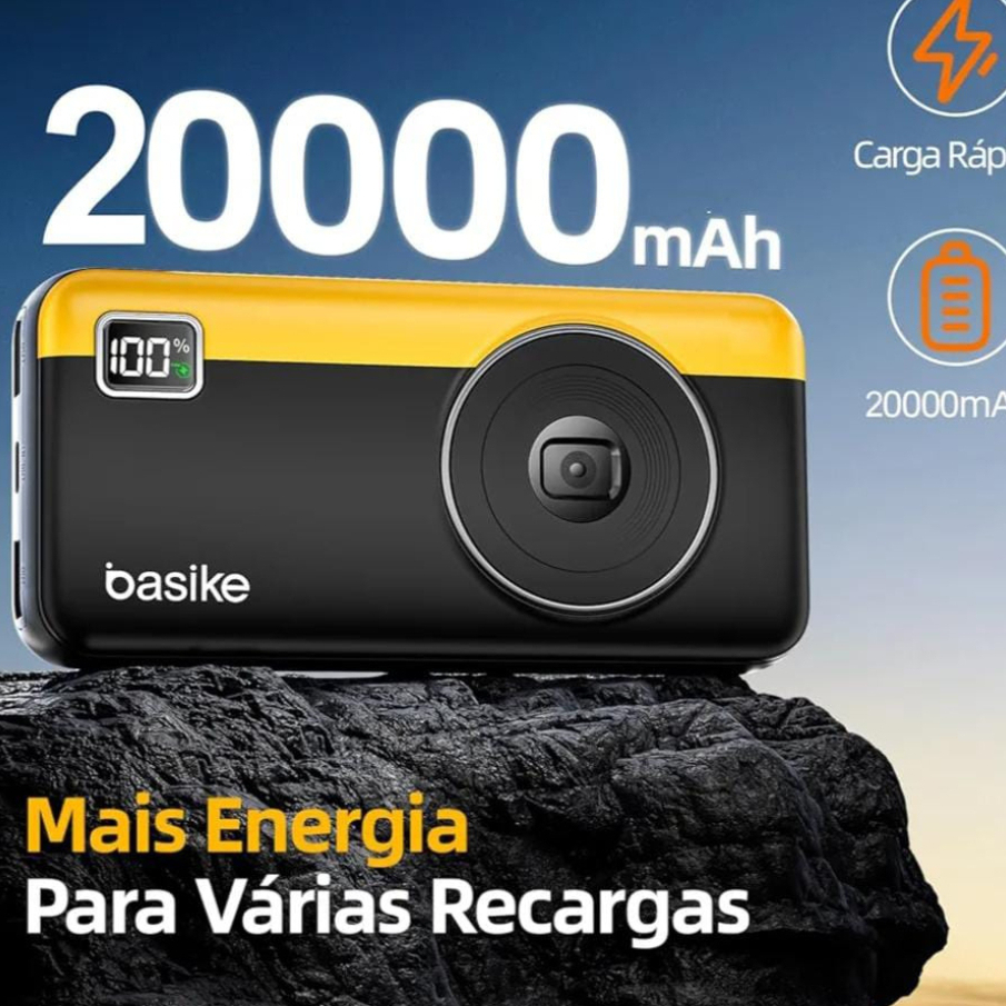 Power Bank 20000mAh 22.5W Carga Rápida 2 USB + Ti