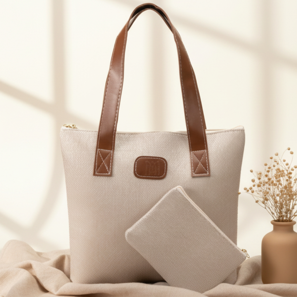 Bolsa Sacola Feminina Praia Piscina Verão Com Nec