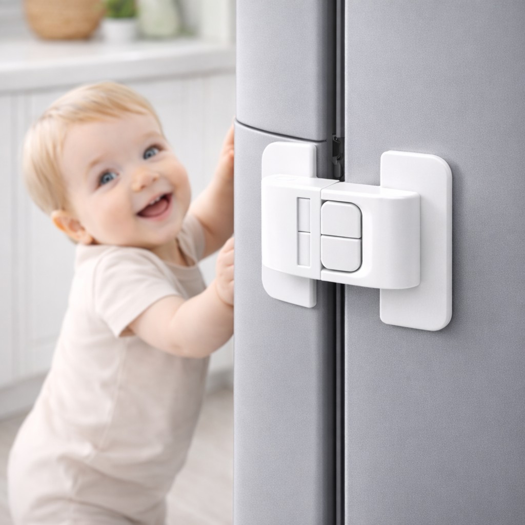 Travas Para Geladeira e Gavetas Protetor Seguranç