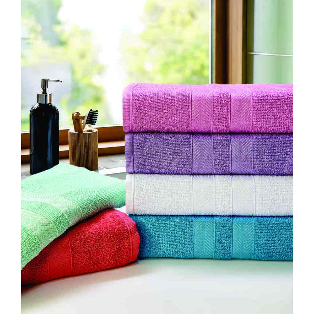 Kit 2 Toalha De Rosto Simples 100% Algodão –