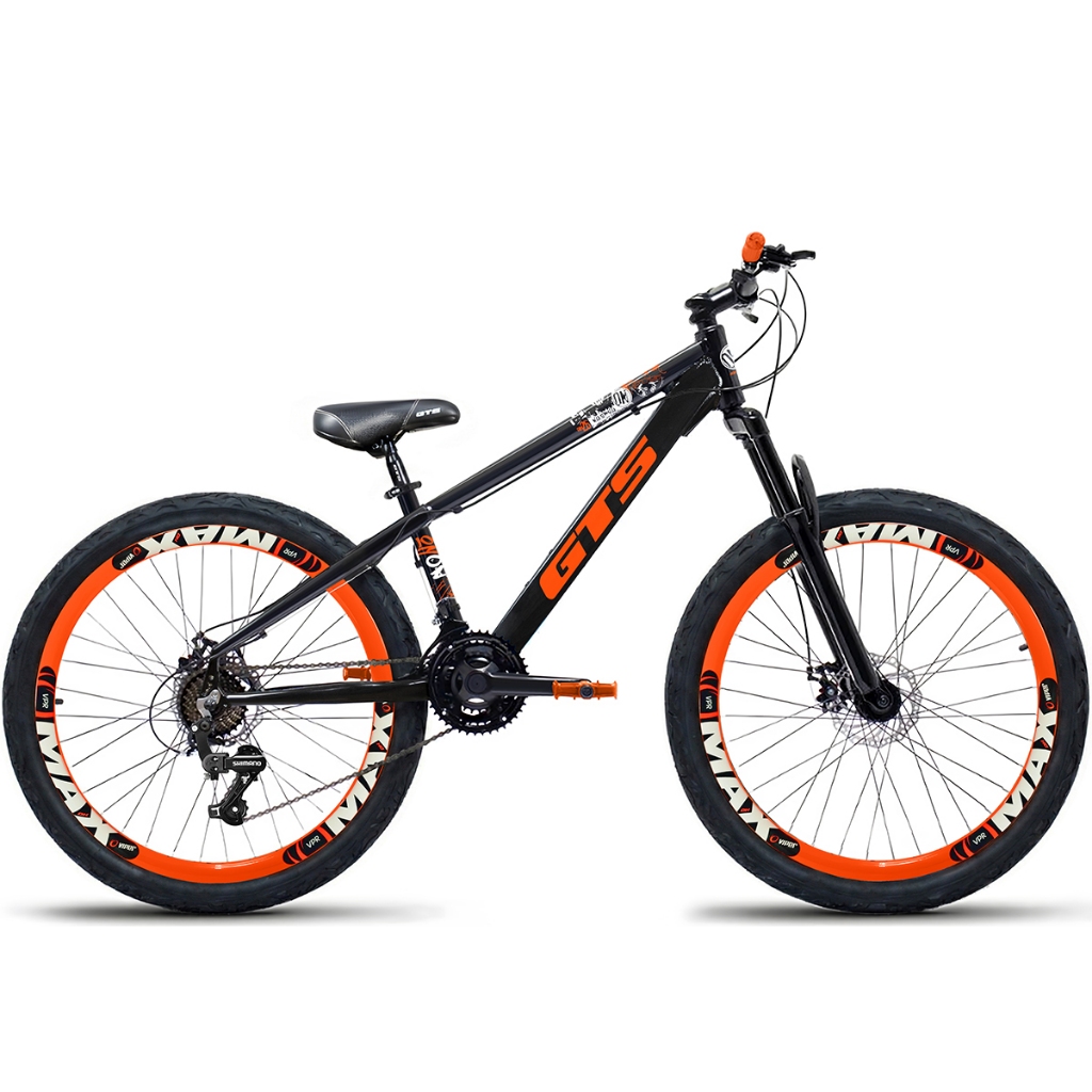 Bicicleta De Grau Gts On Freeride 21v Aro 26 Câmb