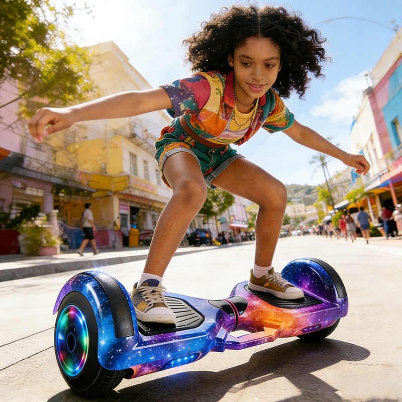 Hoverboard elétrico com dupla voltagem velocidade