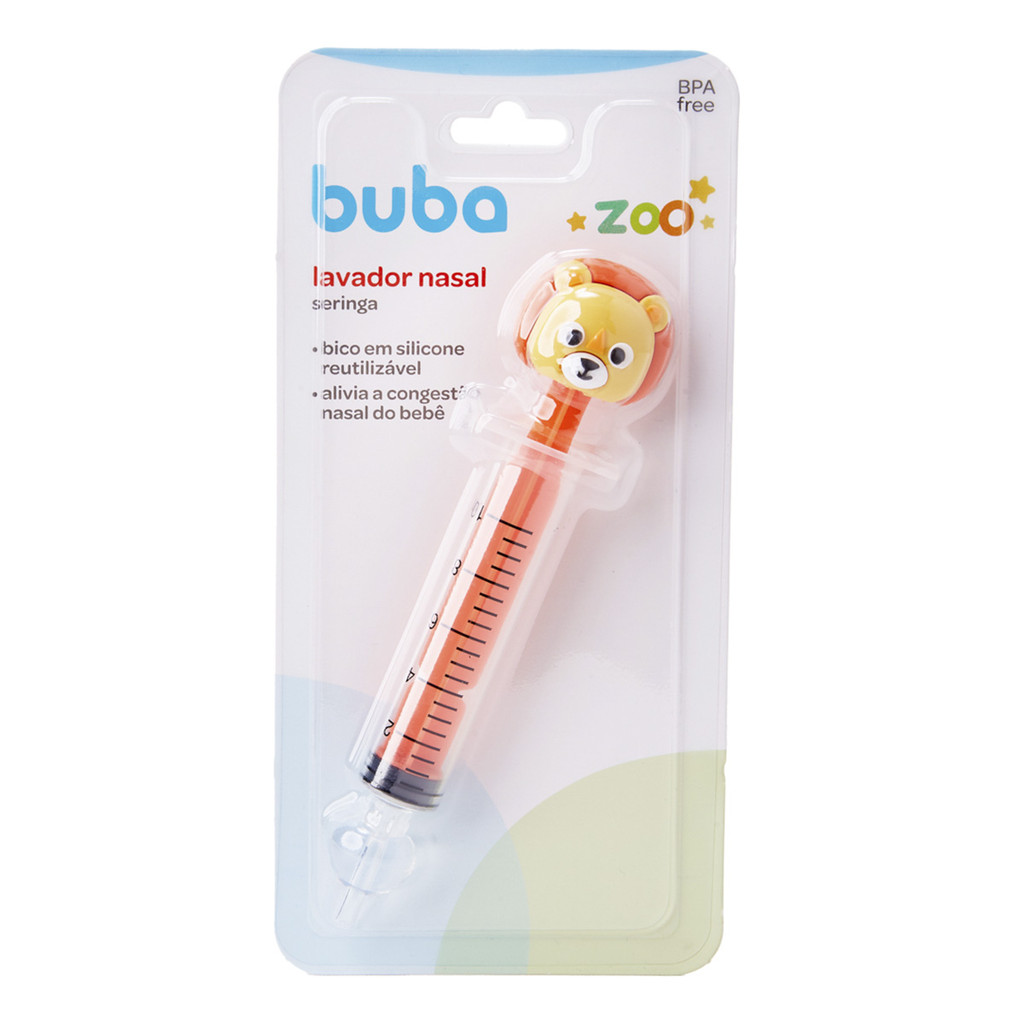 Seringa para Lavagem Nasal Buba Zoo Leão