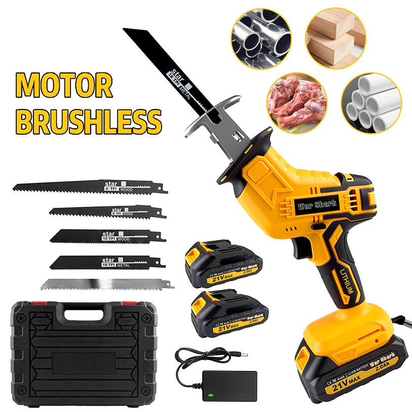 Serra Sabre Elétrica Sem Fio Profissional Brushle