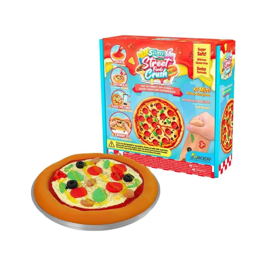 Mini Kit de Slime de Pizza Slimy DIY Street Food C