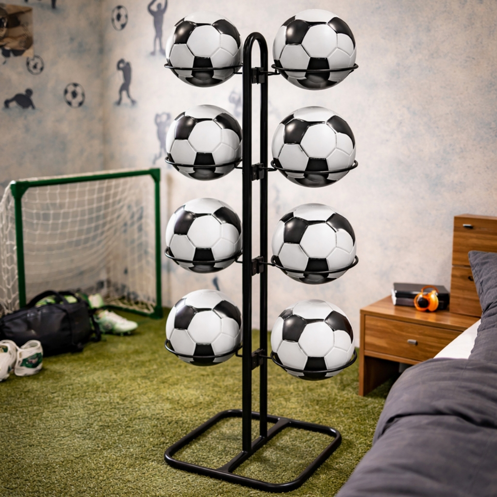 SUPORTE BOLA DE FUTEBOL BASQUETE E VÔLEI PARA 8 B