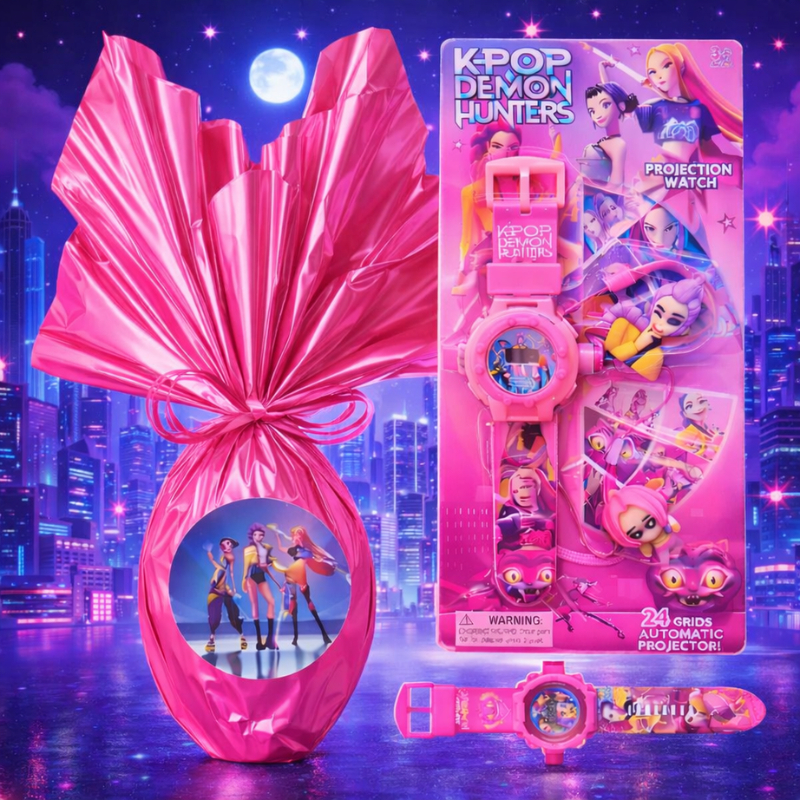 Ovo De Páscoa 250g Guerreiras Do Kpop Com Relógi