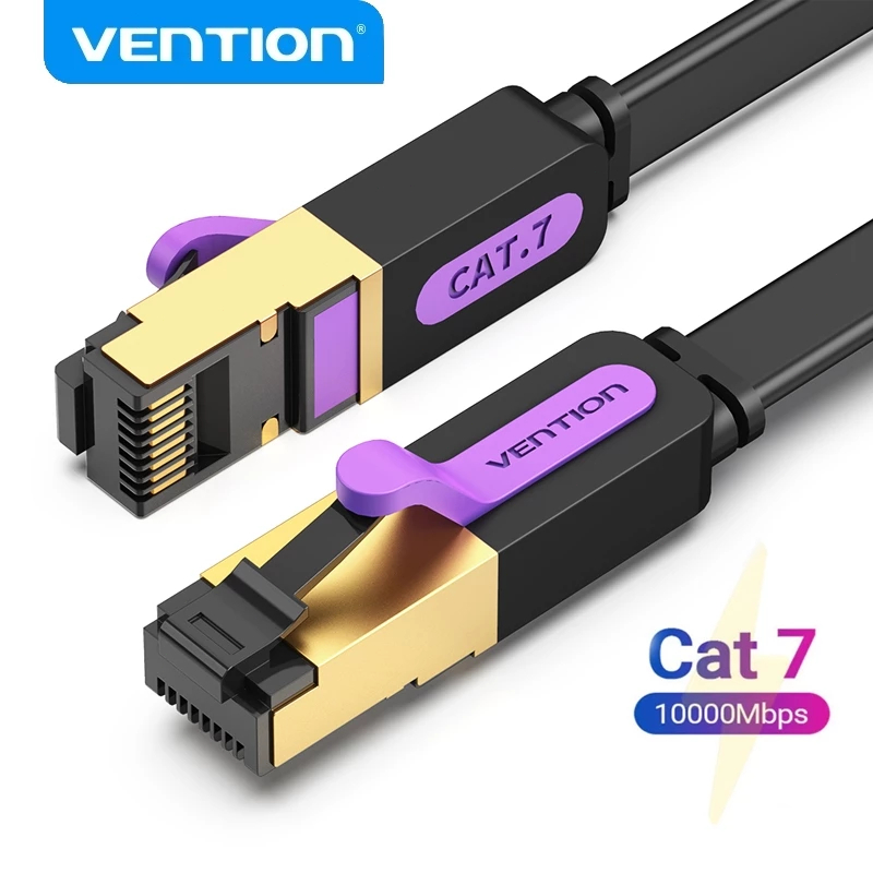 Cabo de Rede Vention Rj45 Cat8 40gbps 2000mhz 0,5m