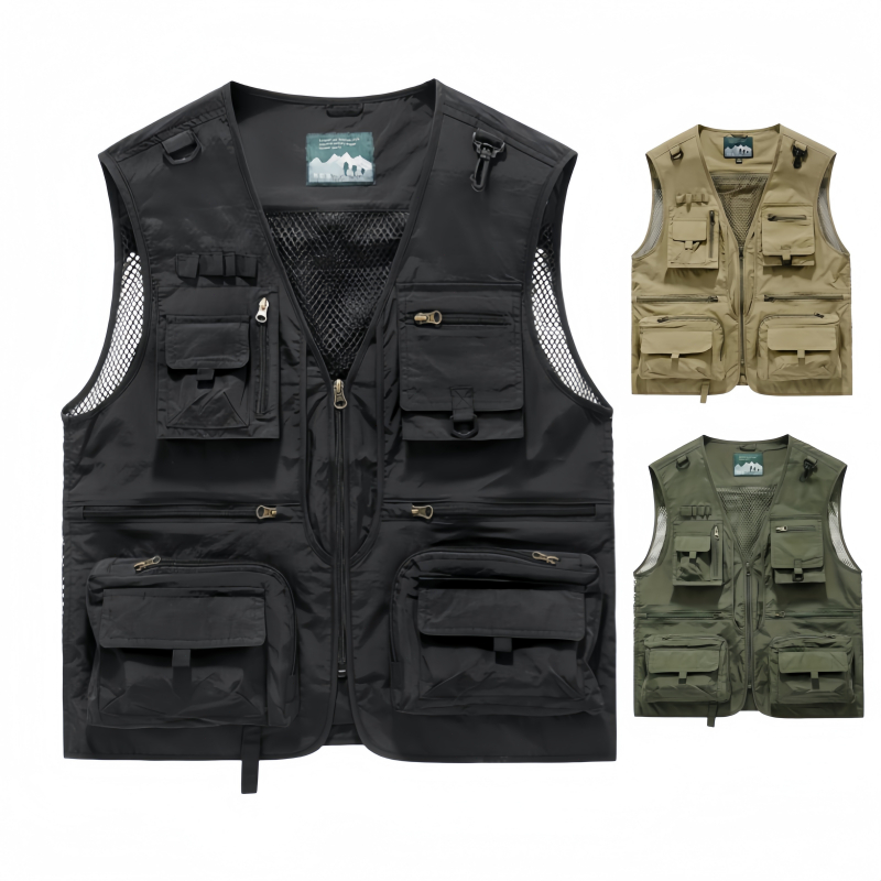 Colete Masculino Plus Size Primavera e Outono Mult