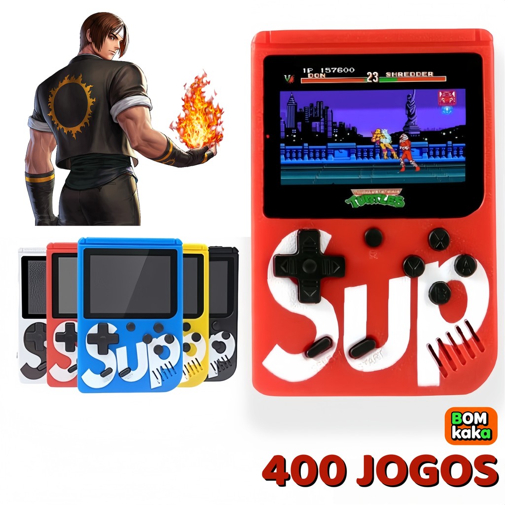 Mini Video Game Sup Game Box 400 Jogos Em 1 Portá