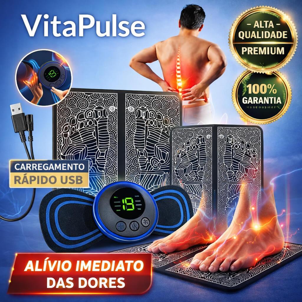KIT MASSAGEM – Tapete e Massageador Elétric