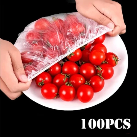 Kit 100/200/300 Tampa De Plástico Descartável Pa