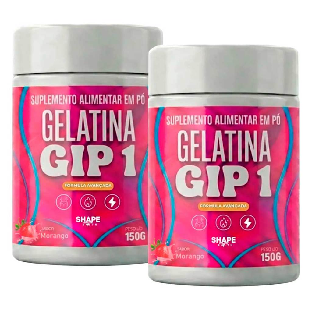 2x Gelatina Gip1 150g Original – Nova Fórmu