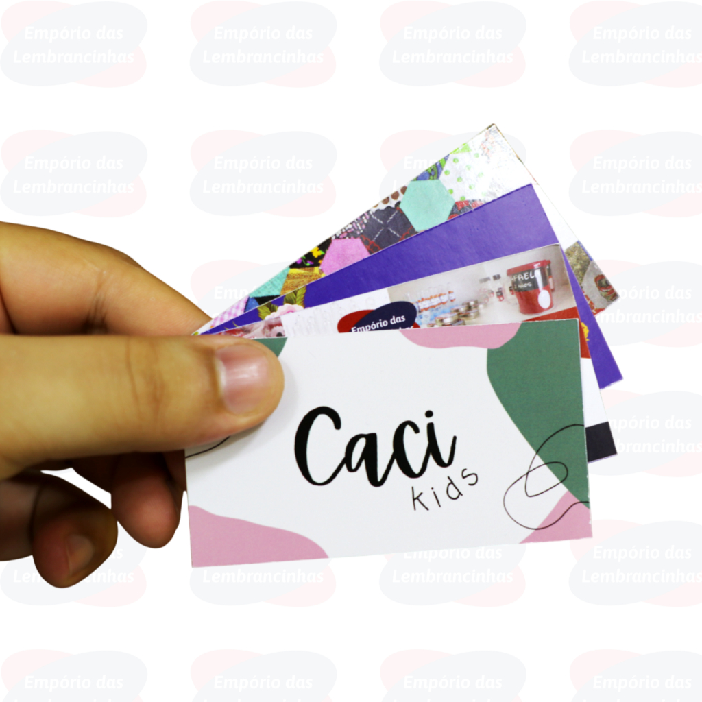 Cartões de Visita 250g Frente e Verso Brilho