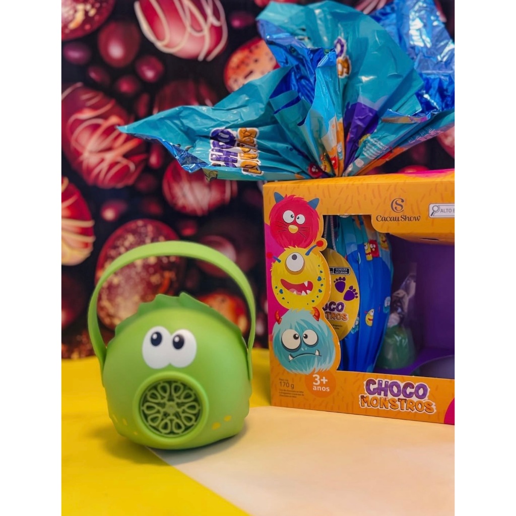 Ovo De Páscoa Ao Leite Chocomonstros Bolha De Sab