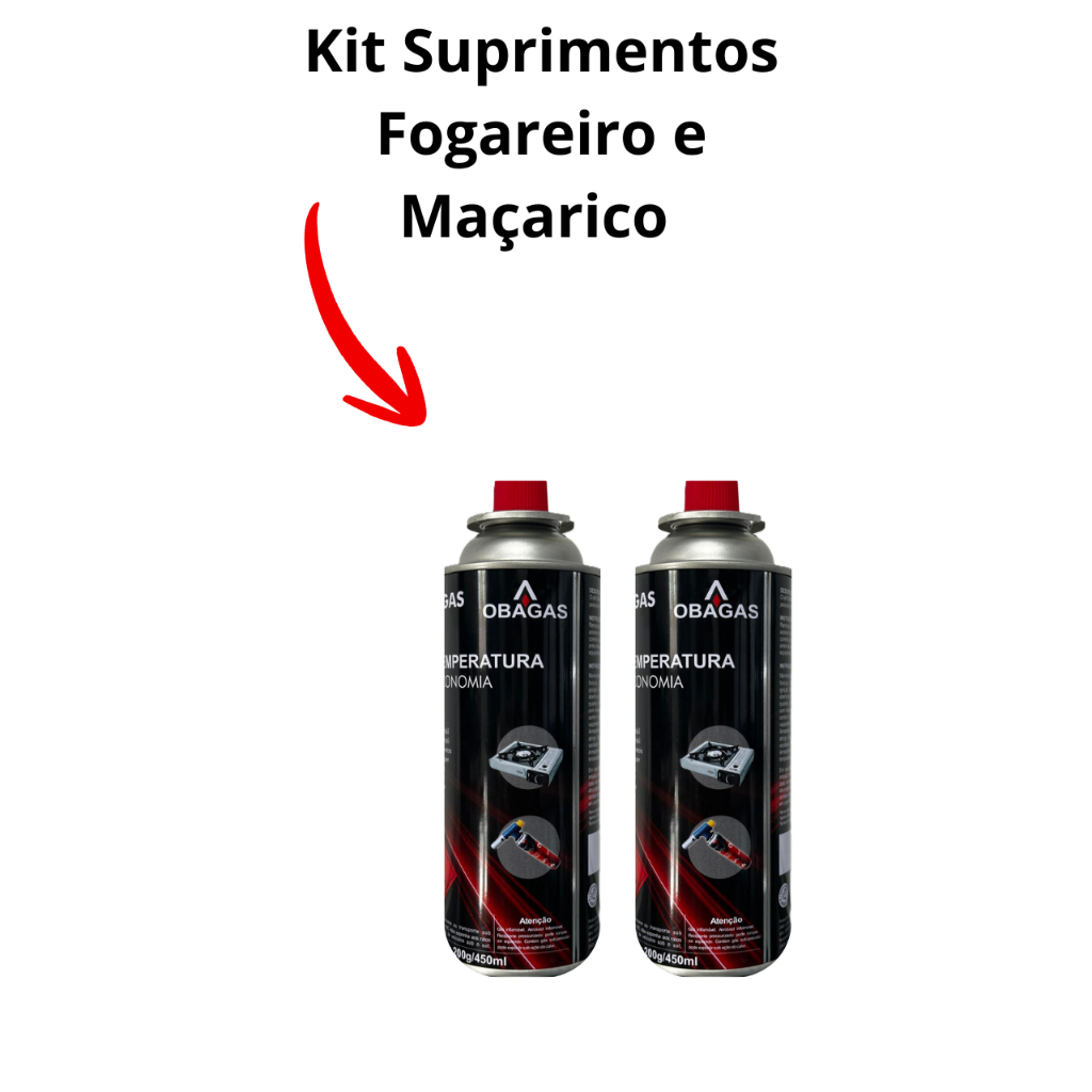 2 un Suprimento para Macarico Culinario e Fogareir