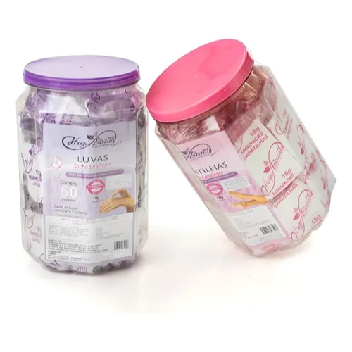 Pote Sapatilhas E Luvas Com Creme Emoliente 100 Un