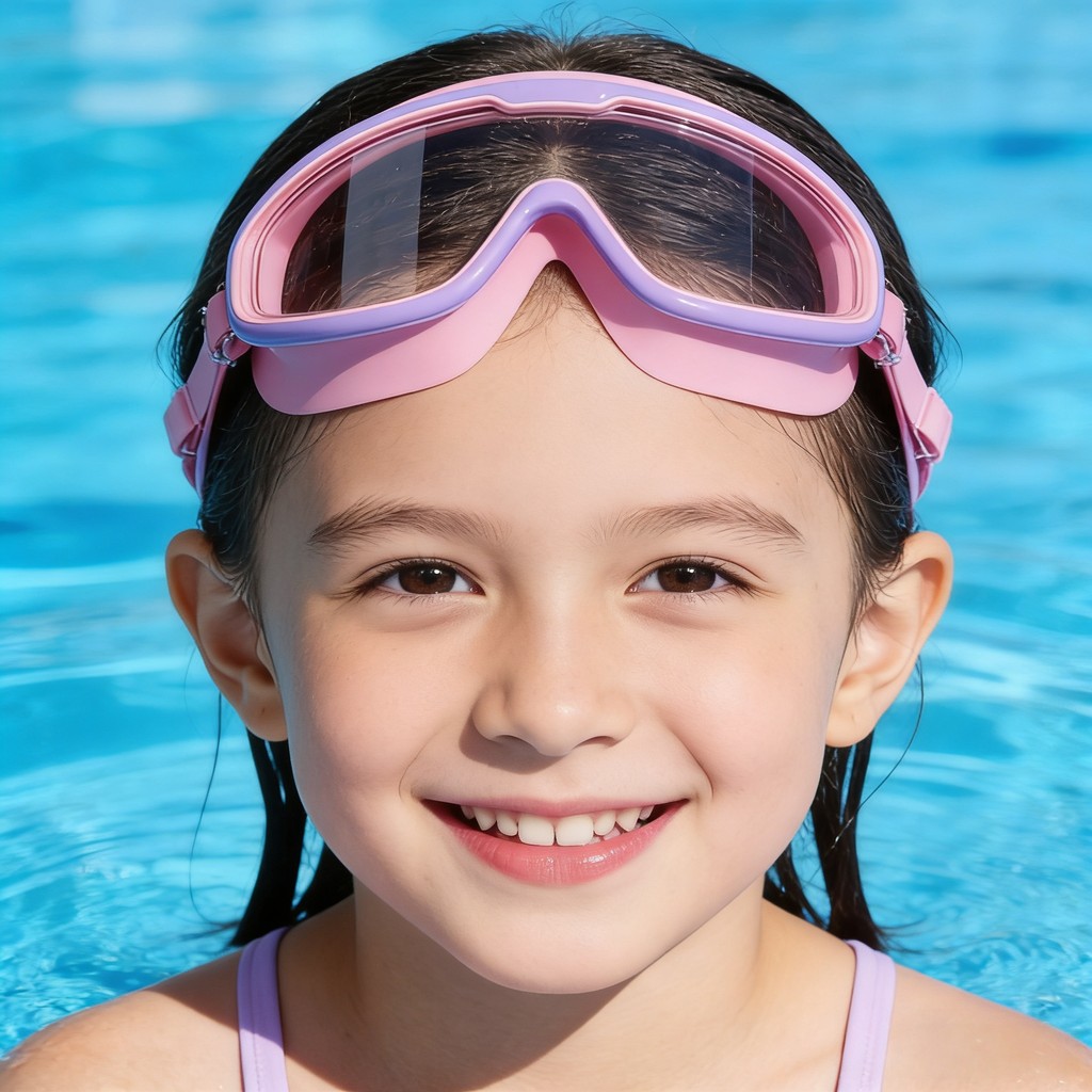 Óculos De Natação Infantis Com Protetor De À P