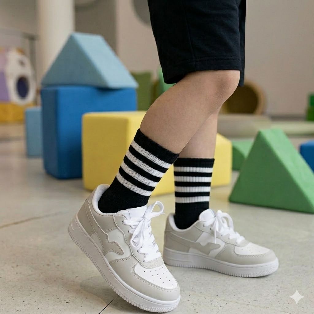 Tênis Branco Infantil, Conforto e Estilo para Men