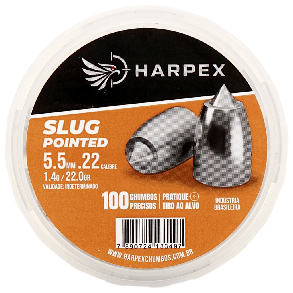 Chumbinho Harpex Slug Pointed Precisão Extrema 5.