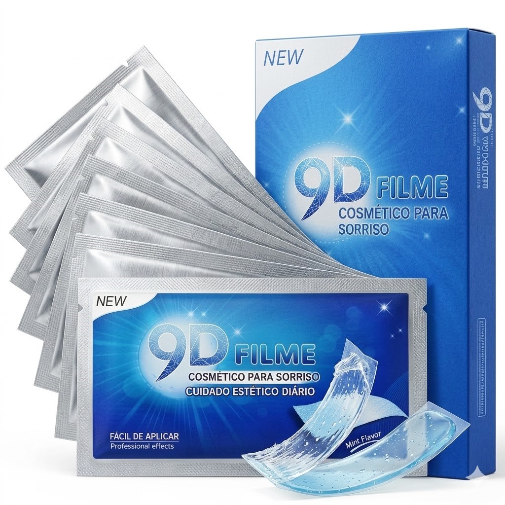 Adesivo 9D Efeito Brilho Cristal – Caixa com