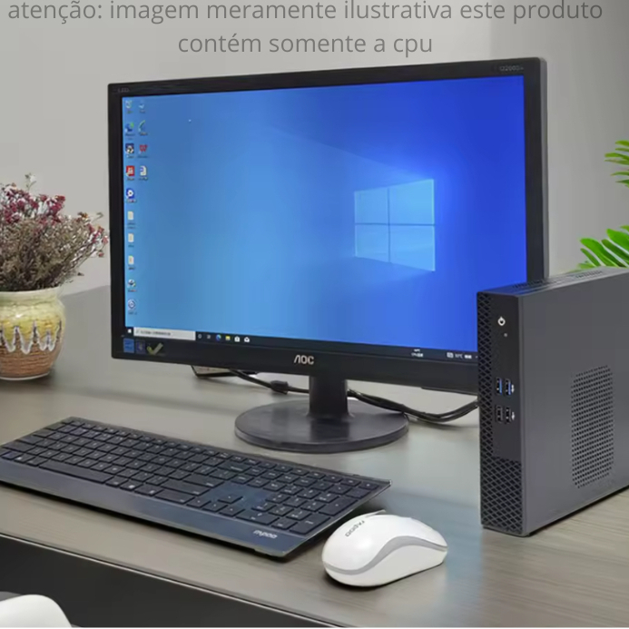 Mini Pc Hp Prodesk 600 G1 Intel Core Ssd 256Gb Sup