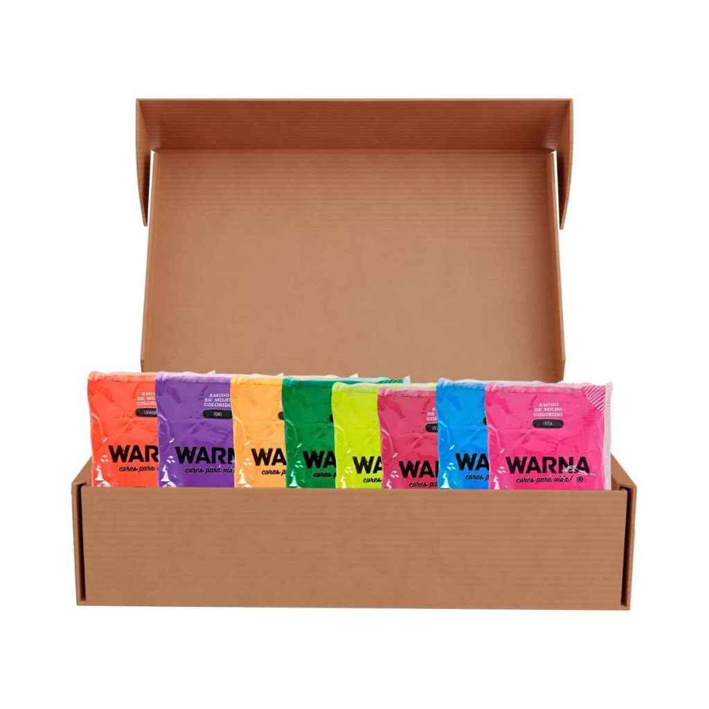 Pó Colorido 100g c/10 unid sortidas Festa Holi Co