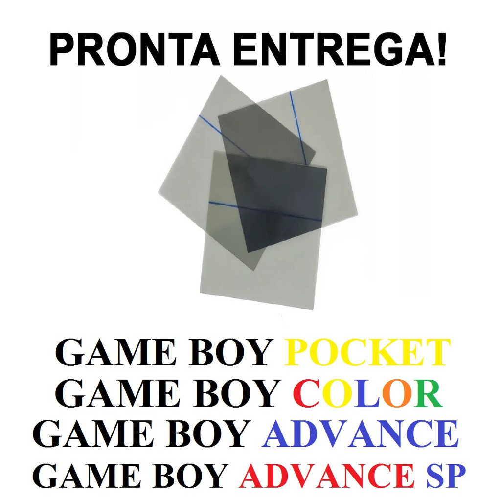 Película Polarizada Game Boy, Game Boy Pocket, Ga