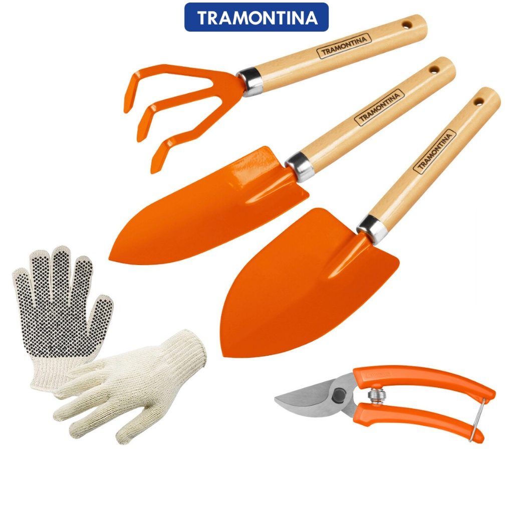 Kit Jardinagem Tramontina 4 Peças De Ferramentas 