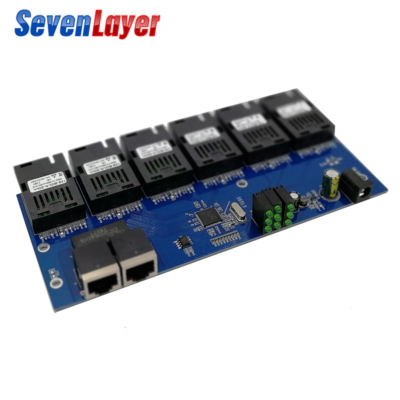 10/100M 2 RJ45  6 155M SC fiber Port  Fast Etherne