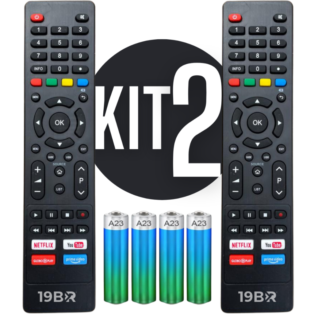 Controle Tv Para Philco Smart 4k Tecla Netflix Glo