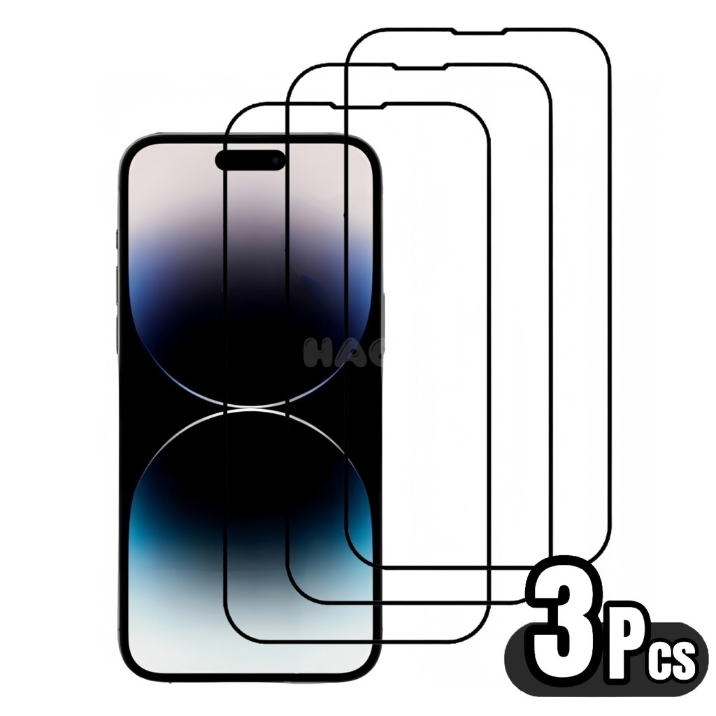 Kit 3 Película De Vidro Temperado 3D Tela Pra IPh