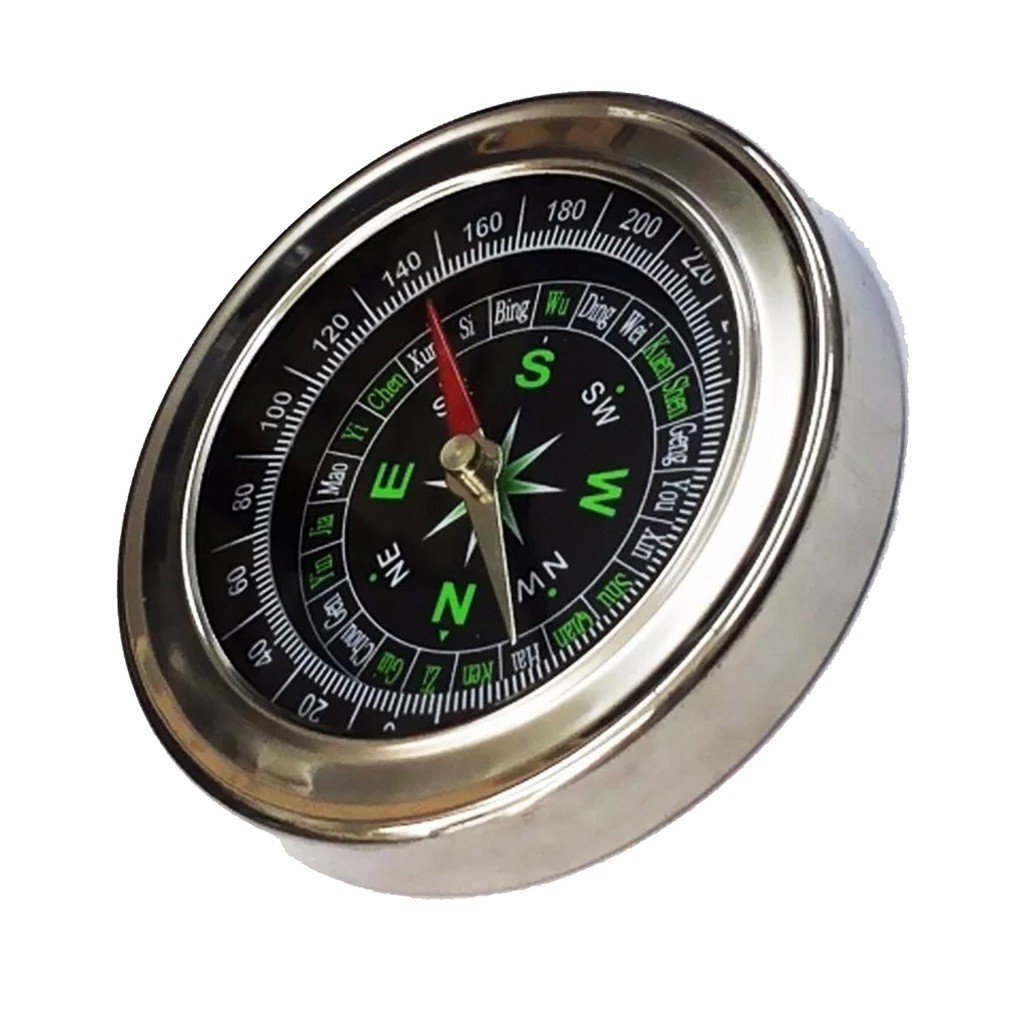 Bússola Profissional Metal Bolso Militar Aviaçã