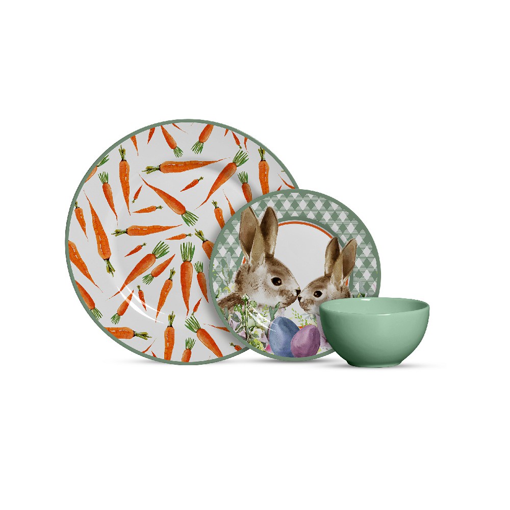 Aparelho De Jantar 12 Pçs Bunny Alleanza – 