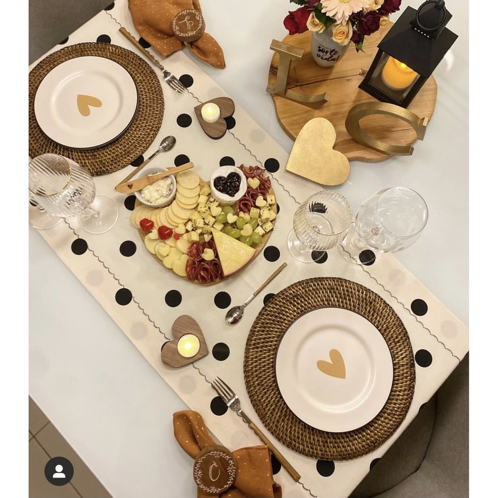 Caminho / Trilho Poá Off White – 130×4