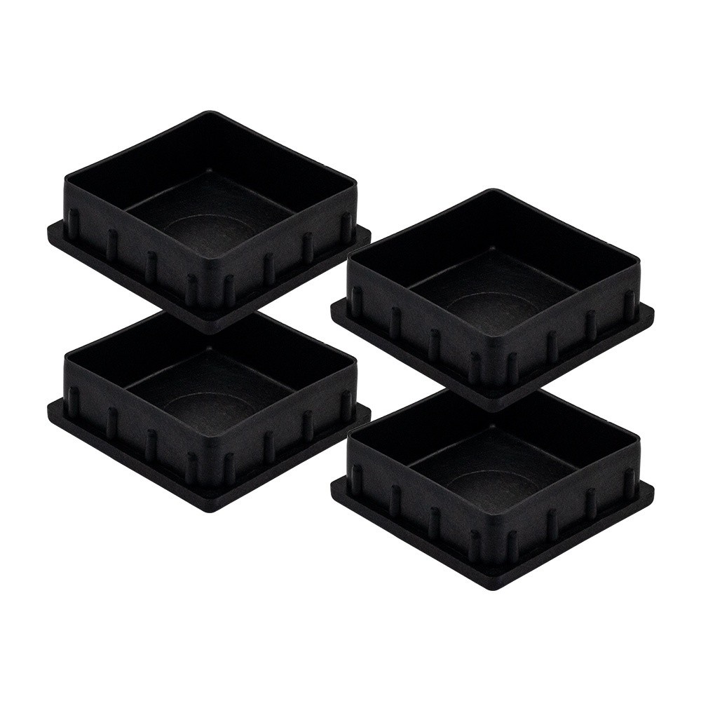 Ponteira Protetora Pe De Cadeira Quadrado 6cm Conj