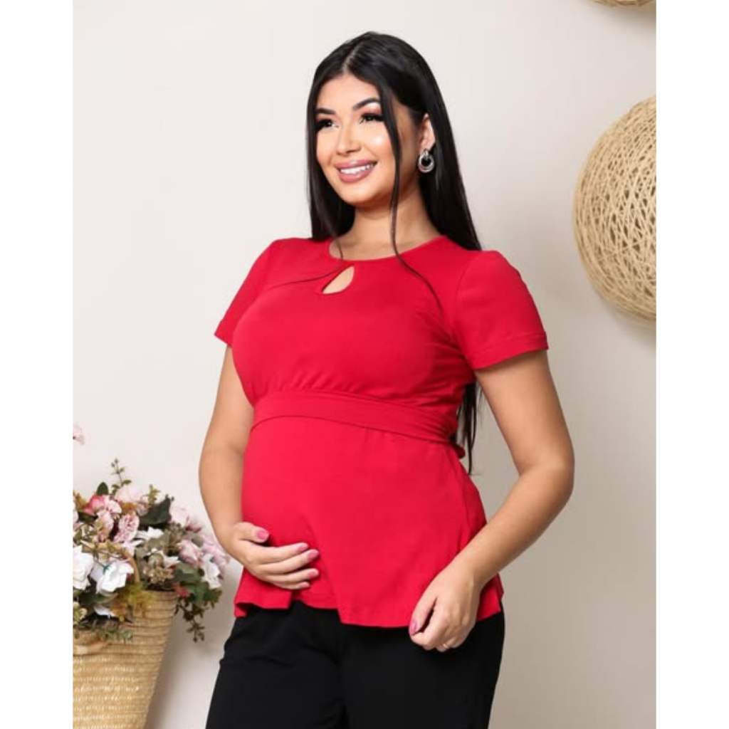 Blusa para Gestante Conforto e Praticidade para o