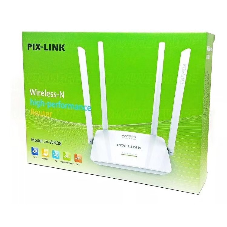 Roteador Sem Fio  4 Antenas Externas Rede Wireless