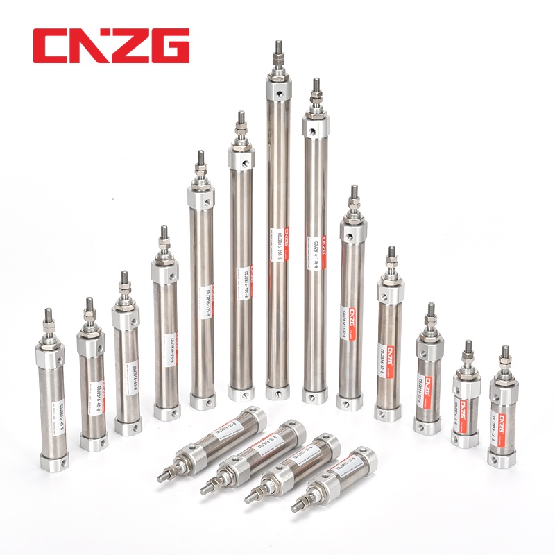 Cilindro de ar pneumático de dupla ação Mini Pe