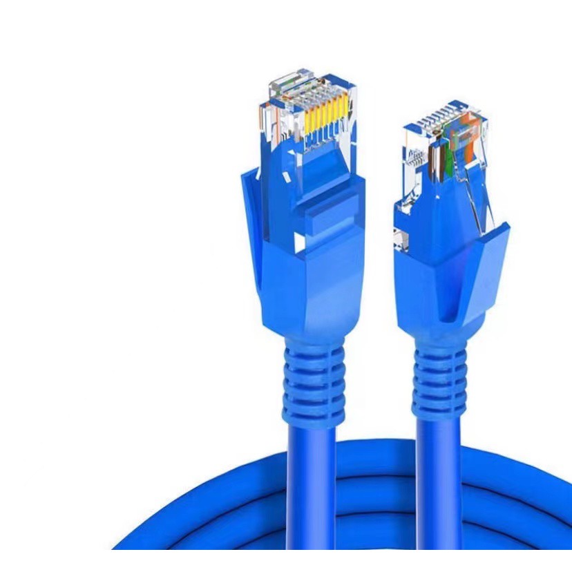 Cabo De Rede Blindado 10m Ethernet Rj45 Cat5 Azul