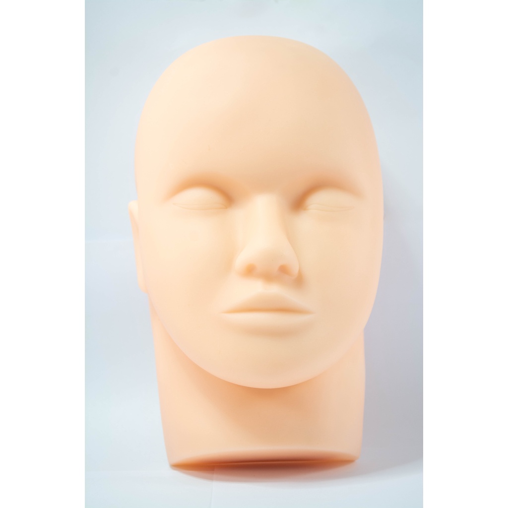 Cabeça de treino para alongamento de cílios e ma