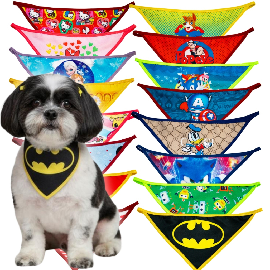 Kit Bandanas Sublimadas Alta Qualidade para Pet Sh