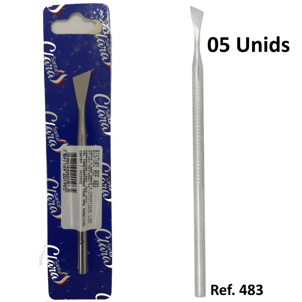 Kit 05 Bisturis Para Calo Dorsal Médio Ref 483 &#