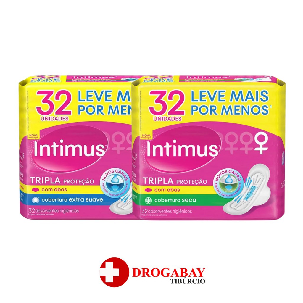 Absorvente Intimus Gel Tripla Proteção C/32 SECA