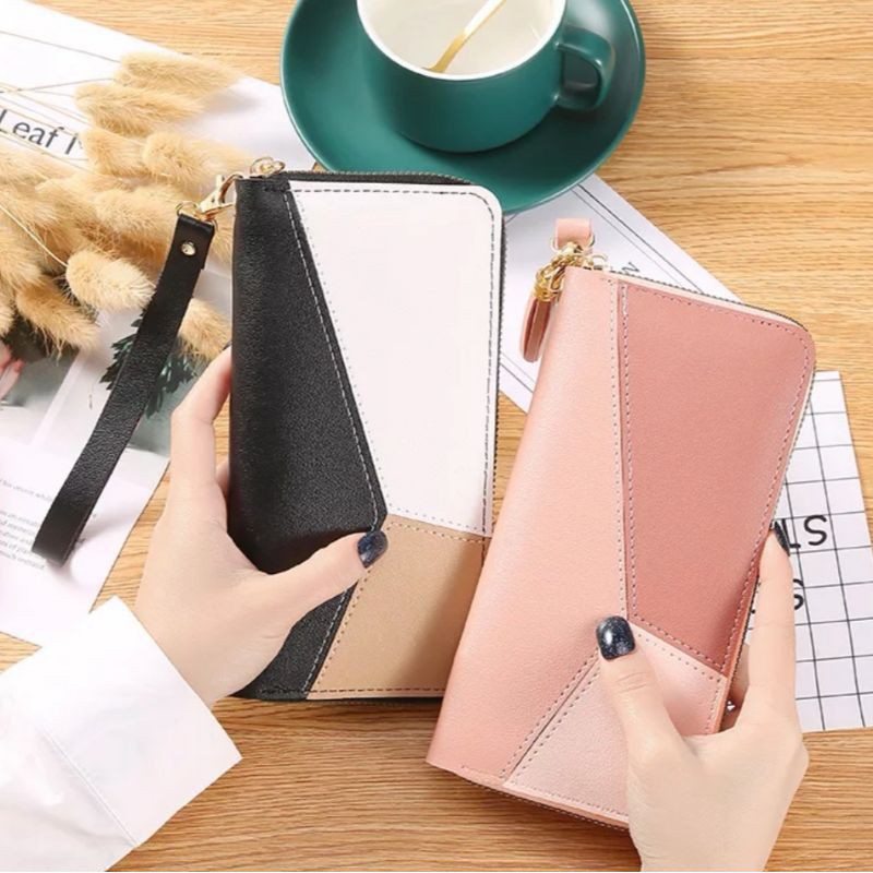 carteira Feminina + alça de mão porta celular, c